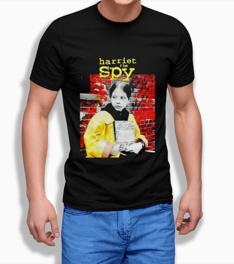 Harriet The Spy Michelle Trachtenberg Classic Yellow Raincoat Notepad T-Shirt