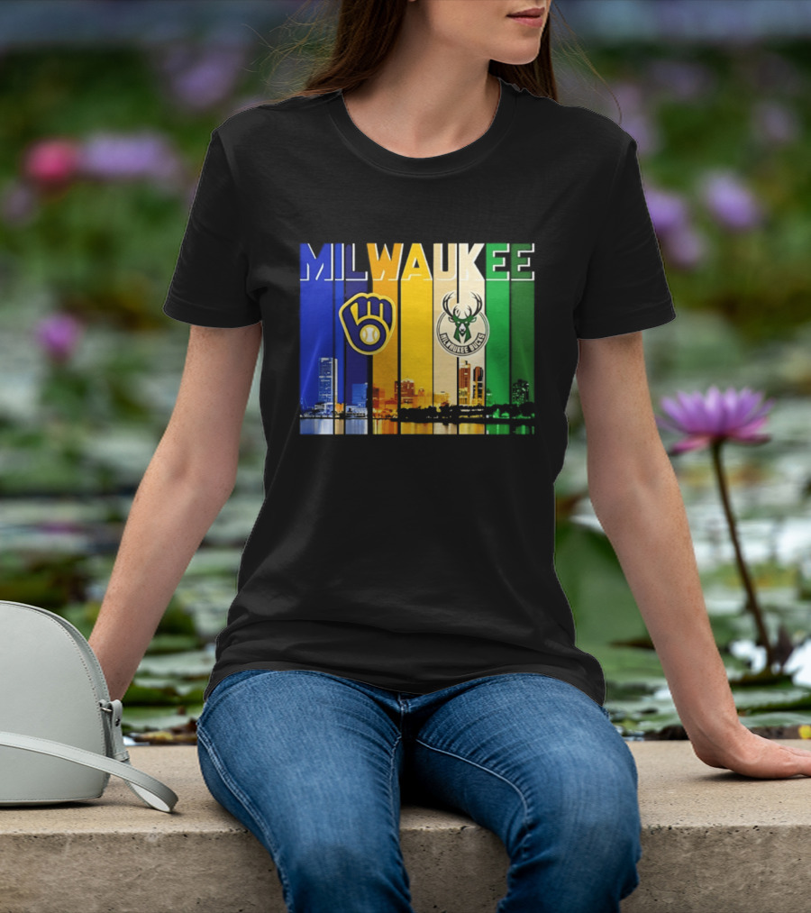 Milwaukee Brewers Bucks Skyline 2026 T-Shirt