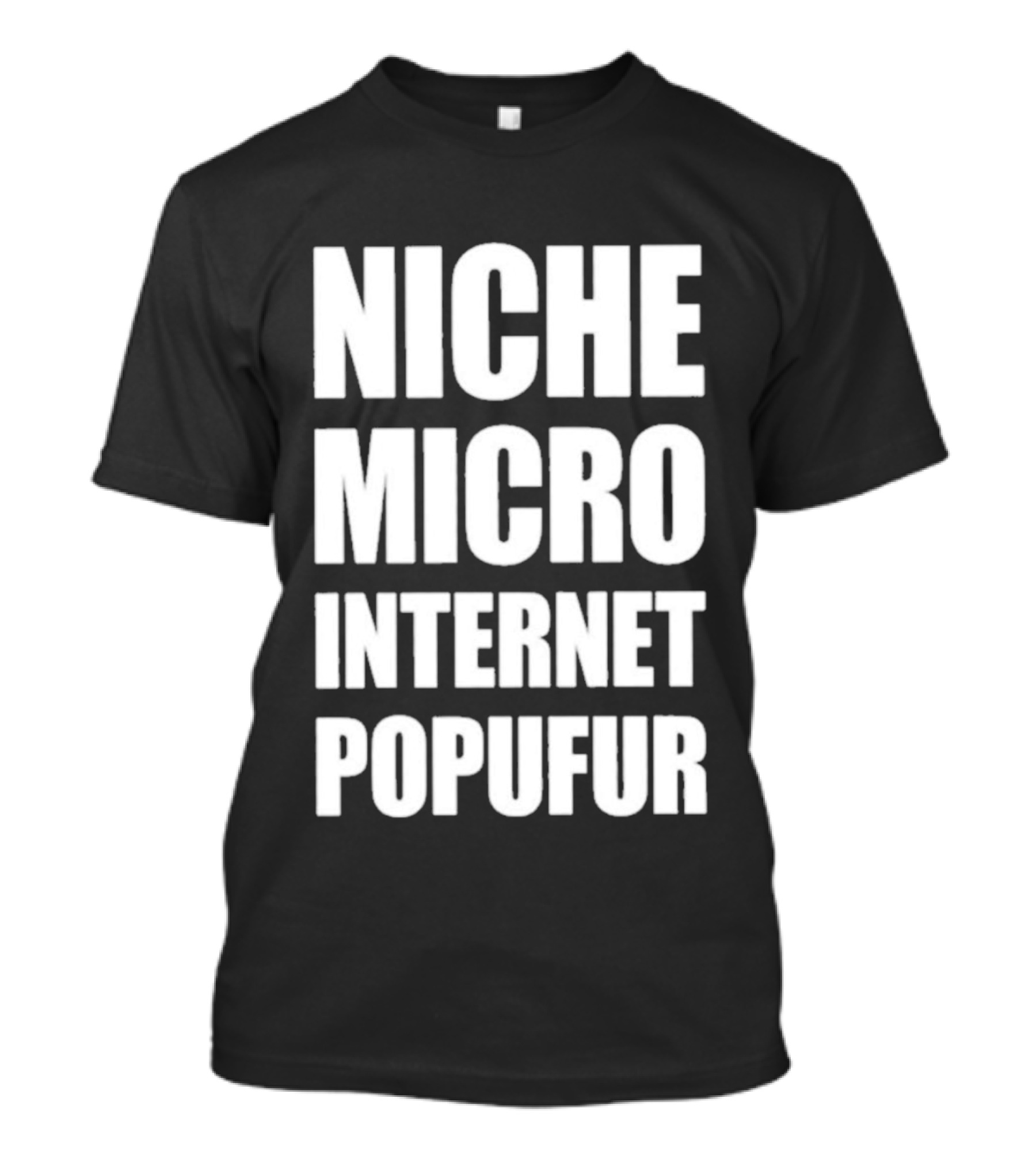 Niche Micro Internet Popufur Trendy Expression T-Shirt