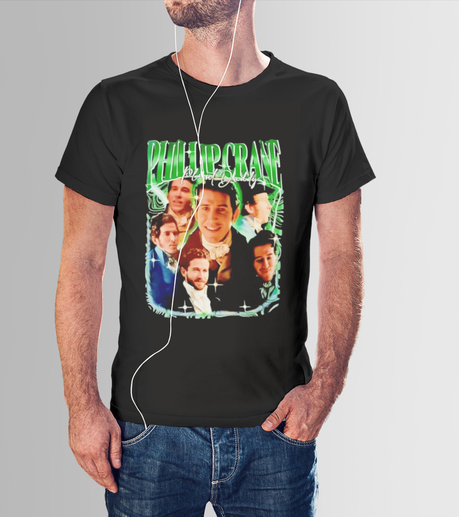 Phillip Crane Plant Daddy Regency Style Portrait Collage T-Shirt