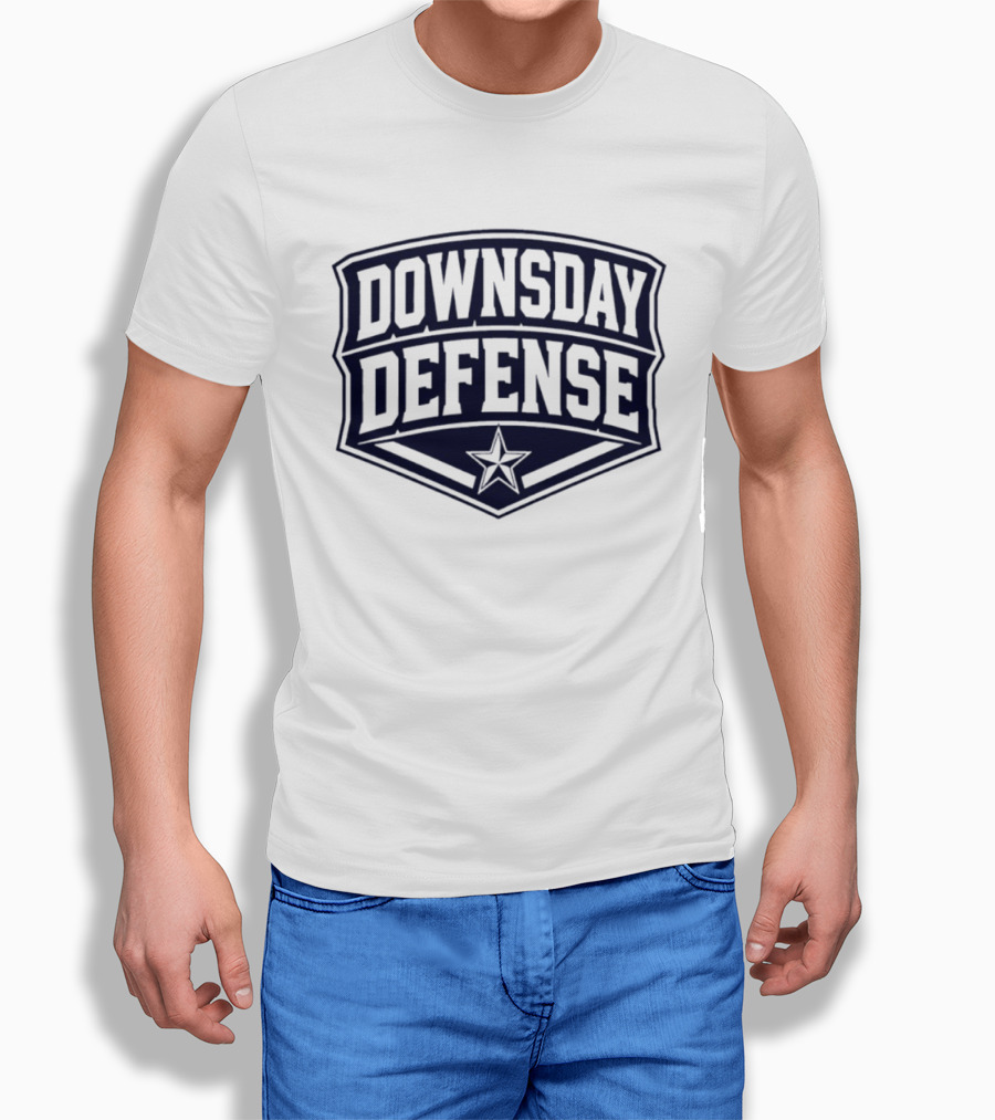 Downsday Defense Dallas Cowboys Star T-Shirt