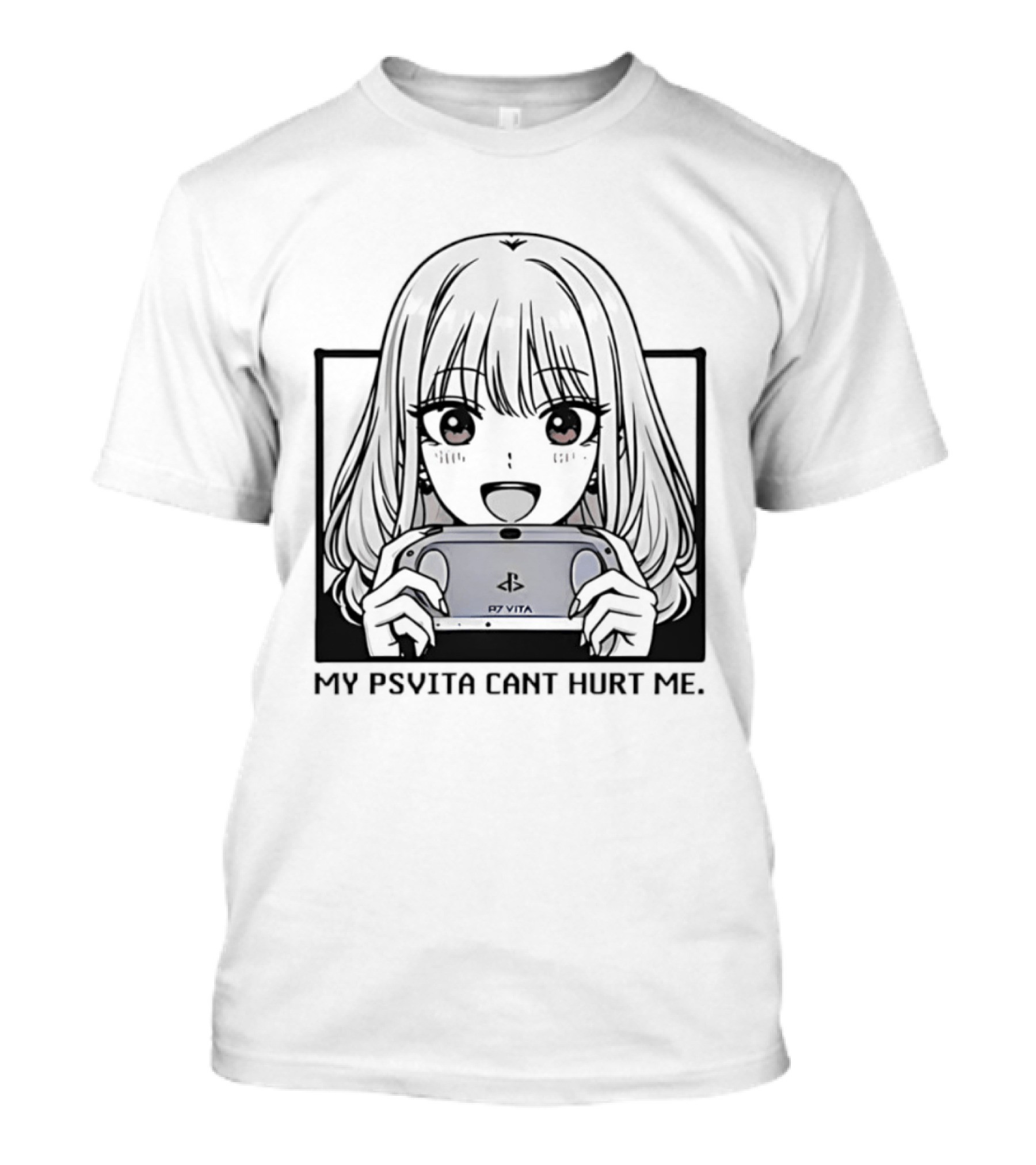 Marin Kitagawa My PS Vita Can't Hurt Me Gaming Manga Aesthetic T-Shirt