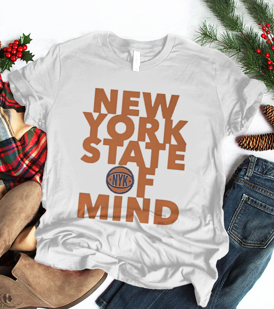 New York State Of Mind NYC Basketball T-Shirt