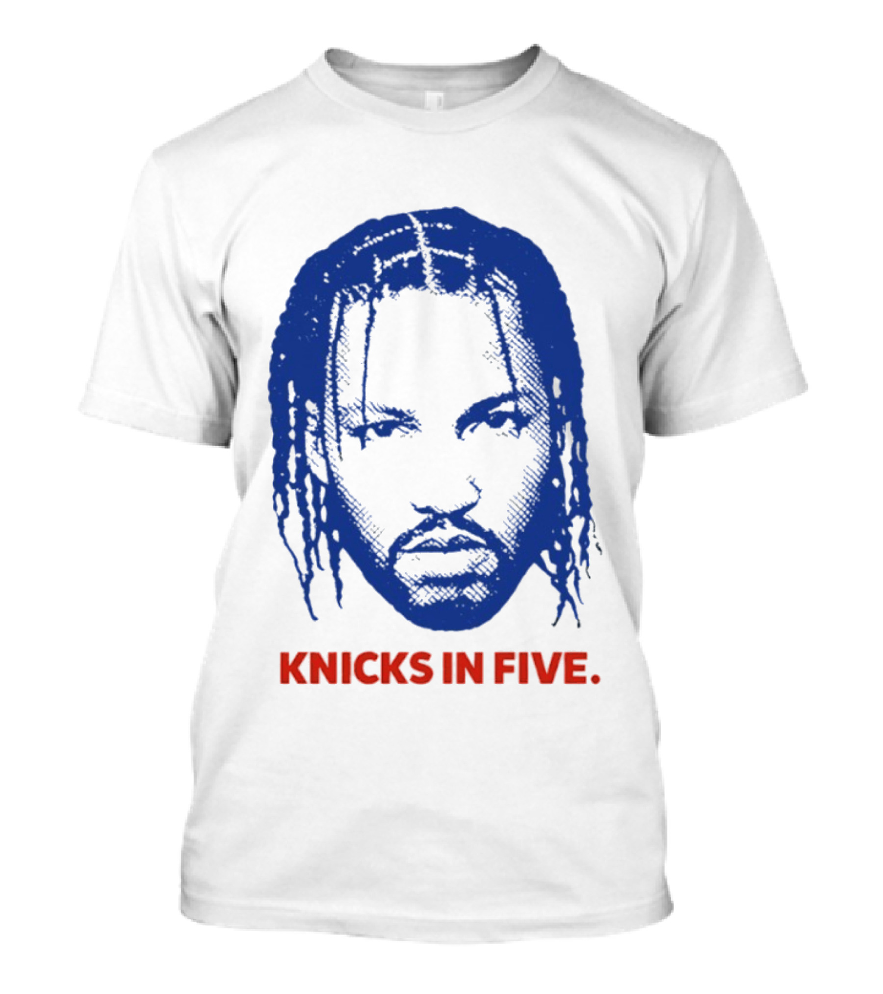 New York Knicks Jalen Brunson Knicks In Five Swag Head T-Shirt