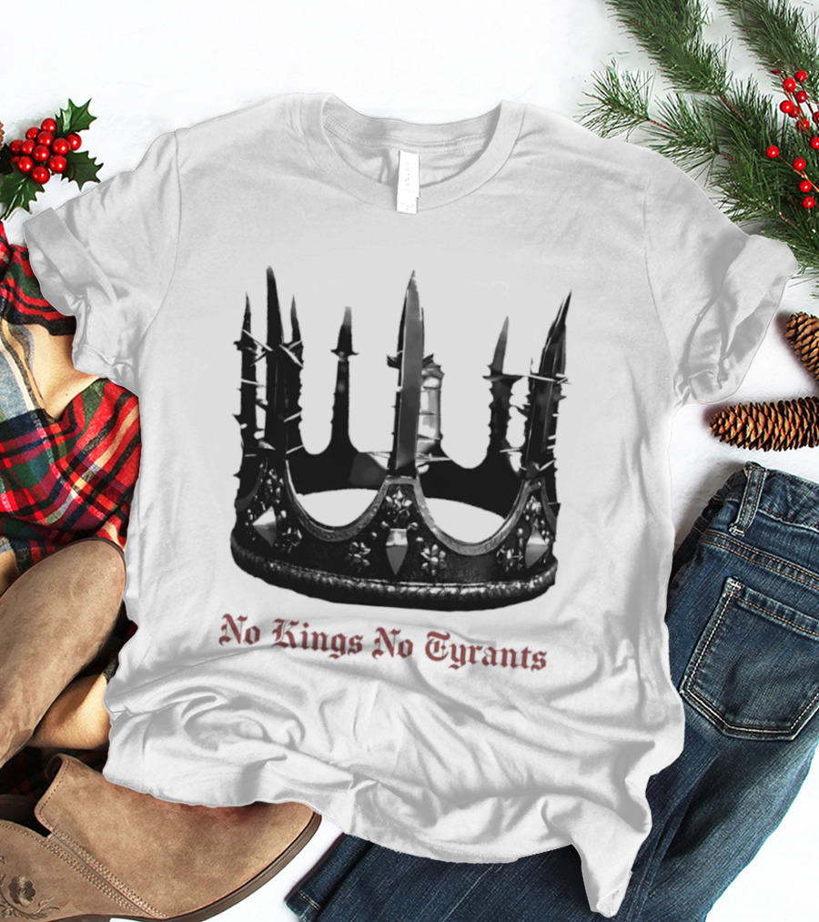 No Kings No Tyrants Crown Spiked T-Shirt