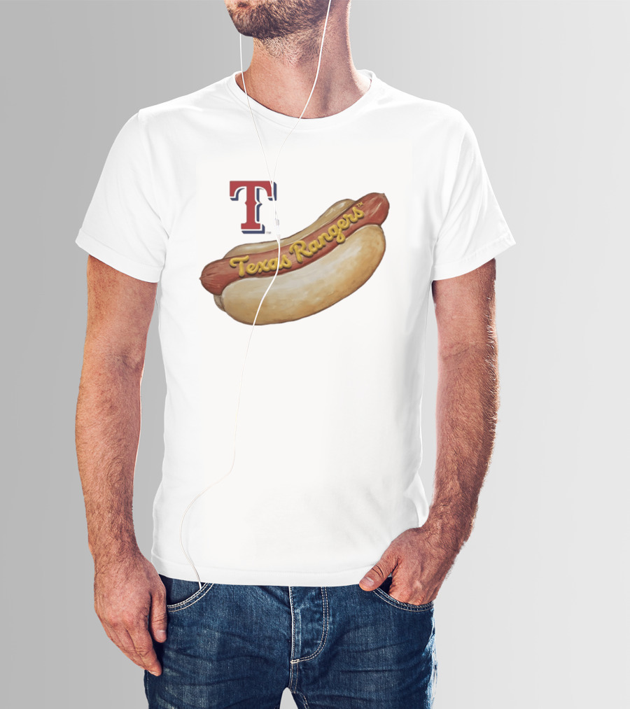 Texas Rangers Hot Dog MLB 2026 Season Team T T-Shirt
