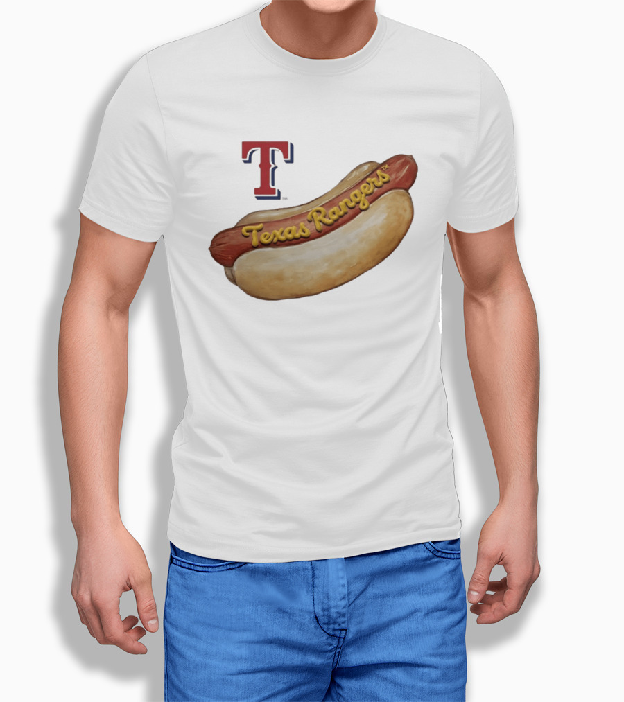 Texas Rangers Hot Dog MLB 2026 Season Team T T-Shirt