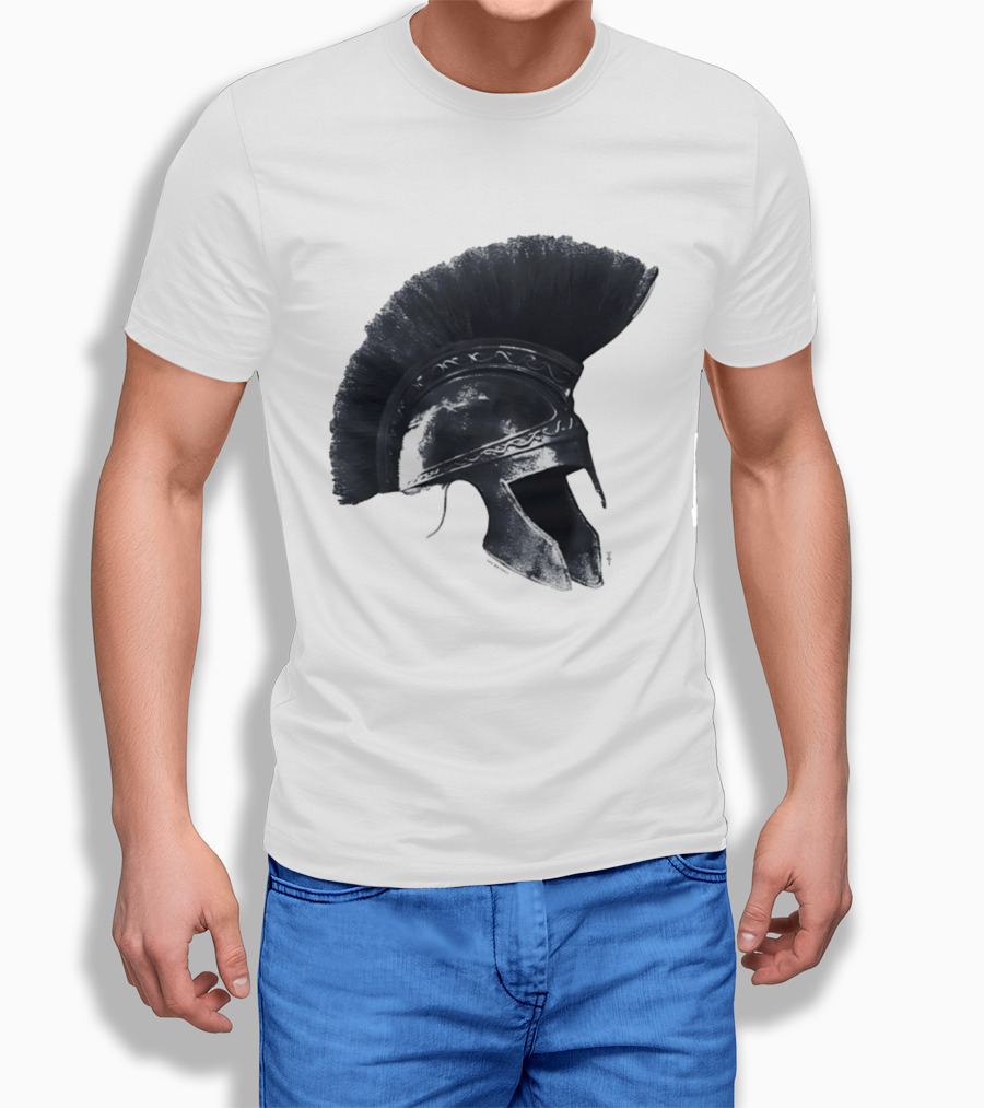 Travis Scott Odyssey Greek Soldier Helmet T-Shirt