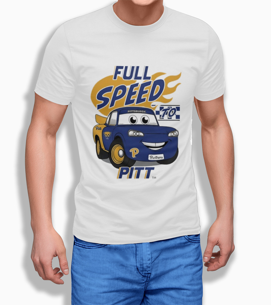 Pitt Panthers Full Speed To Pitt Racing Theme Vive La Fete T-Shirt