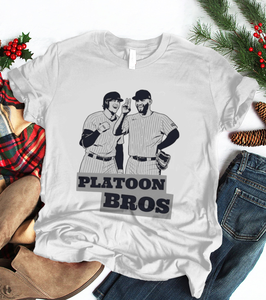 Yankees Platoon Bros Amed Rosario Ryan McMahon MLB Baseball Team T-Shirt