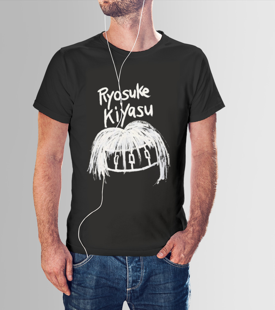 Ryosuke Kiyasu Drums Sketch With Hair T-Shirt