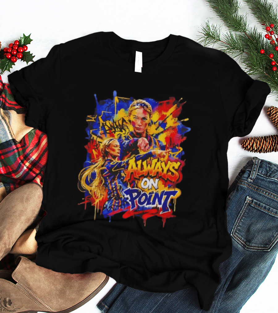 Sophie Cunningham Always On Point Indiana Fever Bold Graffiti T-Shirt