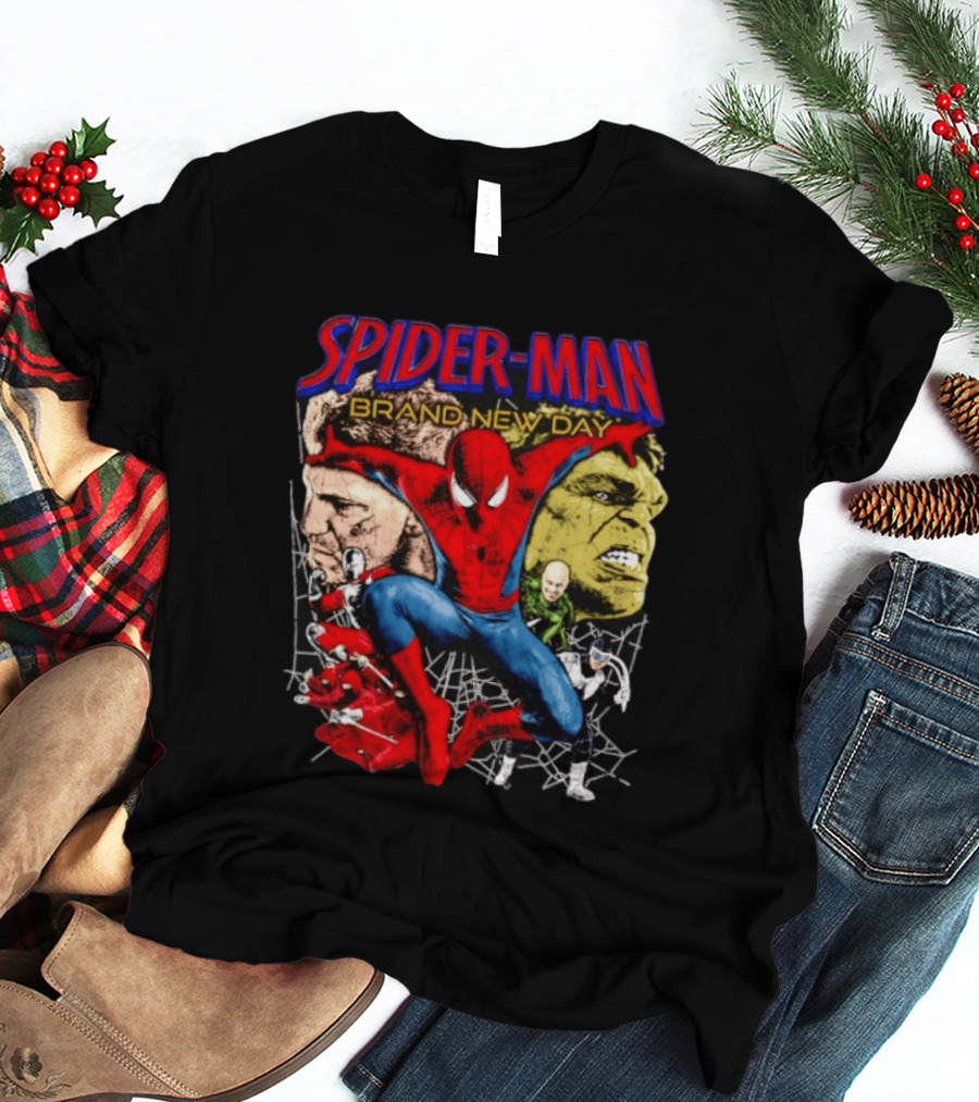 Spider Man Brand New Day Marvel Comics Superhero Characters T-Shirt