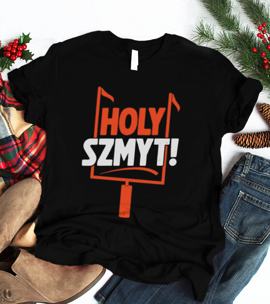 Andre Szmyt Holy Szmyt Cleveland Browns Football Uprights T-Shirt