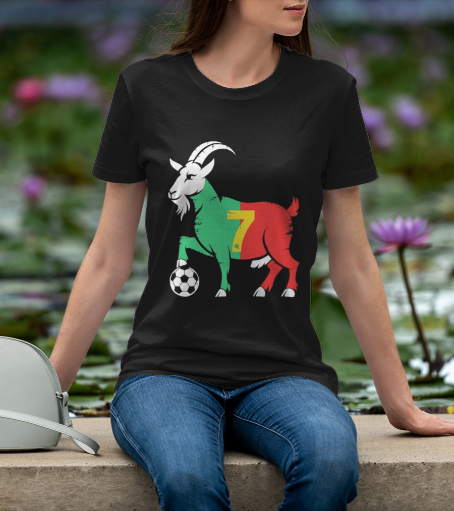 Cristiano Ronaldo GOAT 7 Portugal Soccer T-Shirt