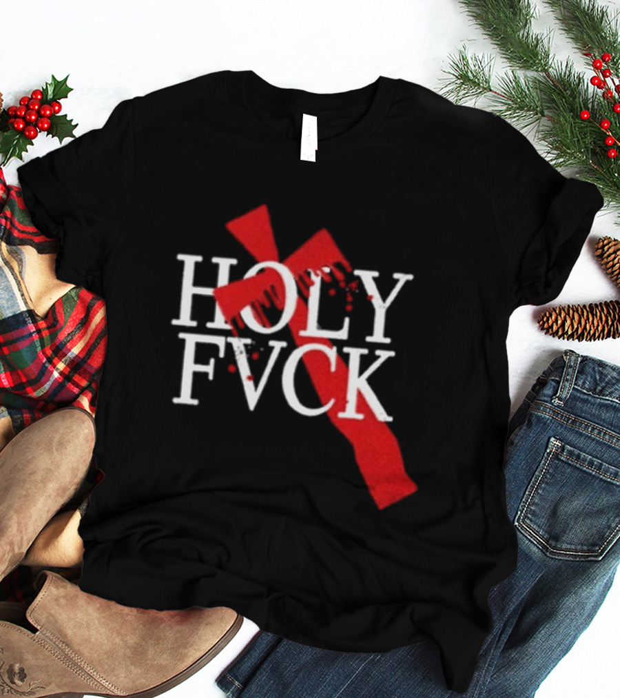 Demi Lovato Holy Fvck Bleeding Cross T-Shirt