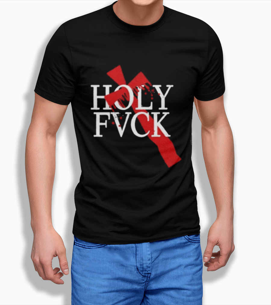 Demi Lovato Holy Fvck Bleeding Cross T-Shirt