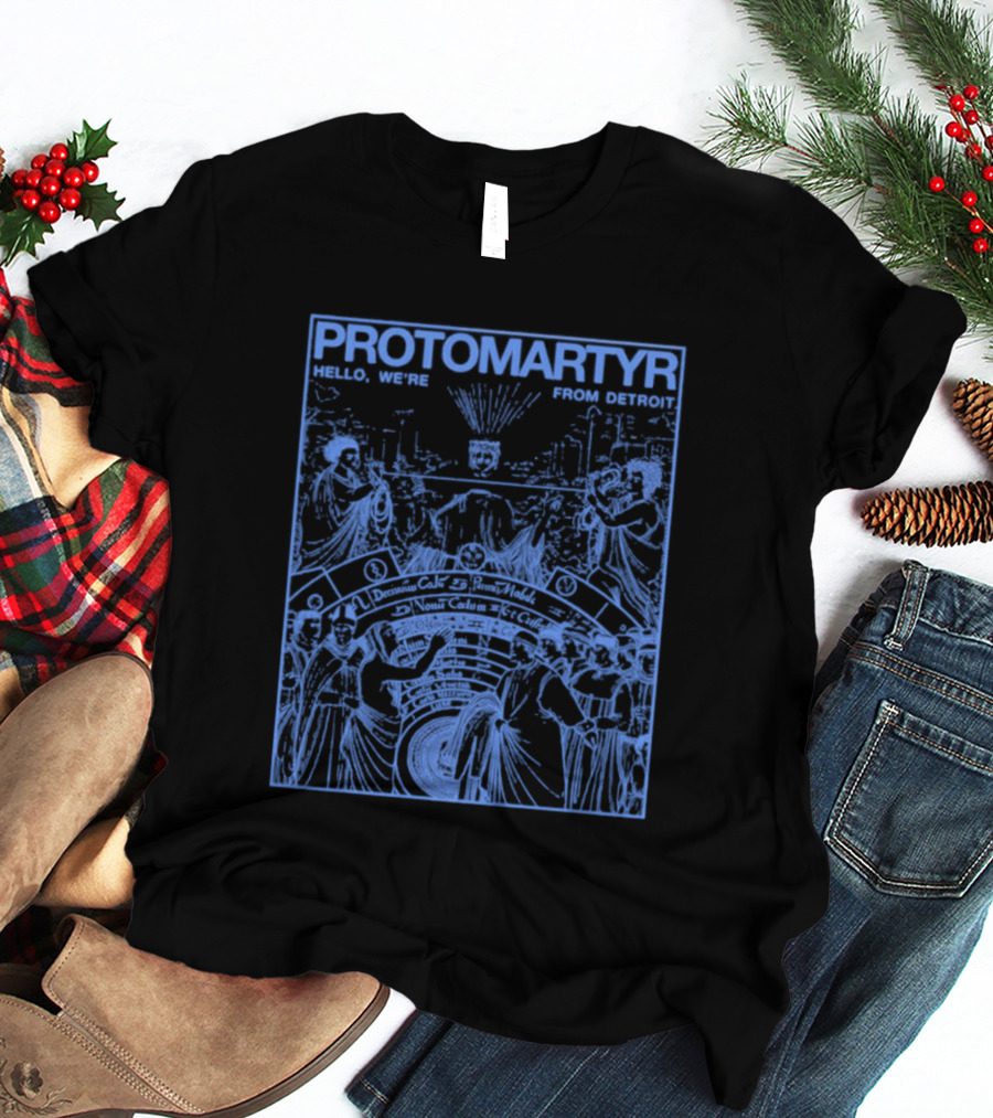 Protomartyr Nuns Scene Hello We're From Detroit T-Shirt