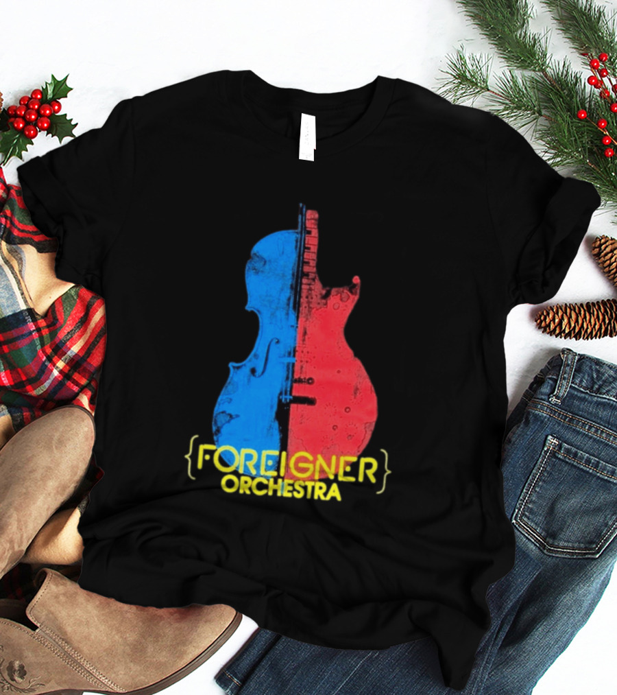 Foreigner Orchestra Violin Guitar Fusion T-Shirt