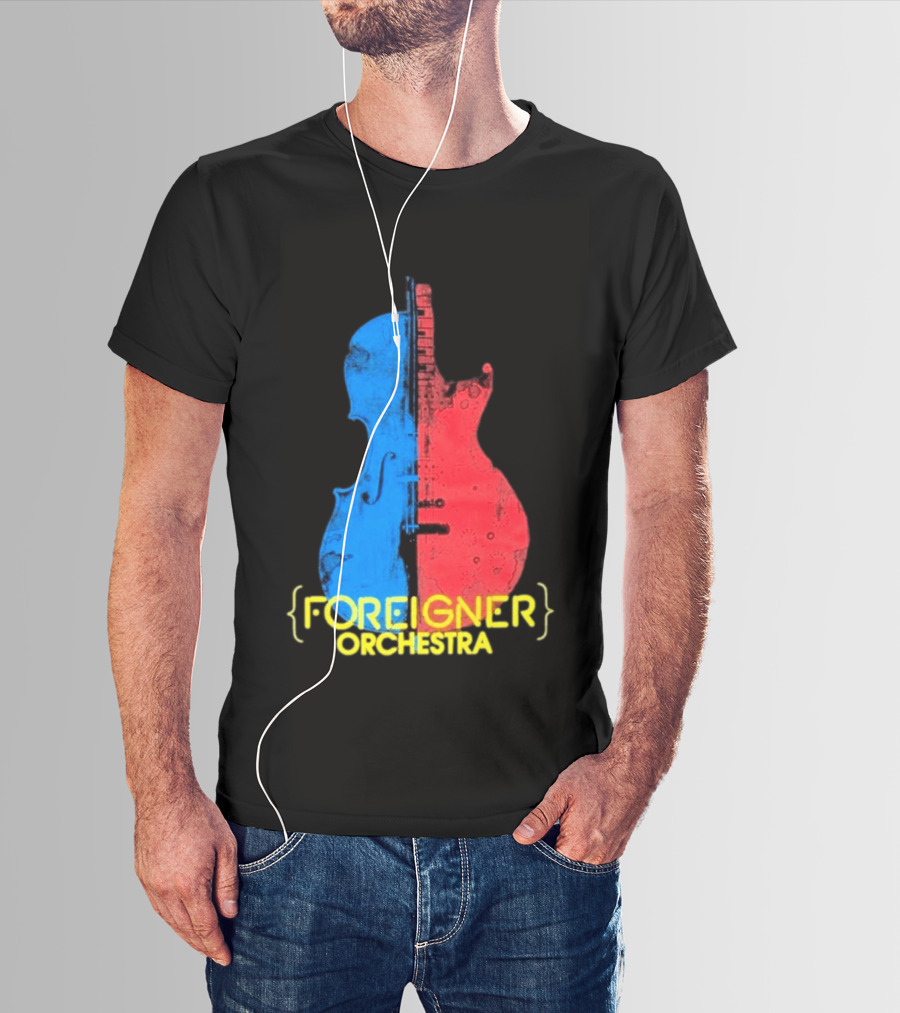 Foreigner Orchestra Violin Guitar Fusion T-Shirt