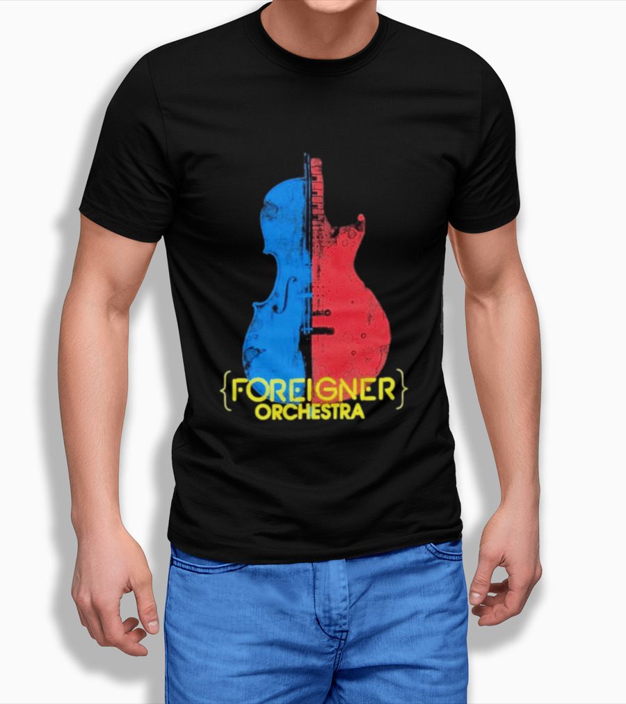 Foreigner Orchestra Violin Guitar Fusion T-Shirt