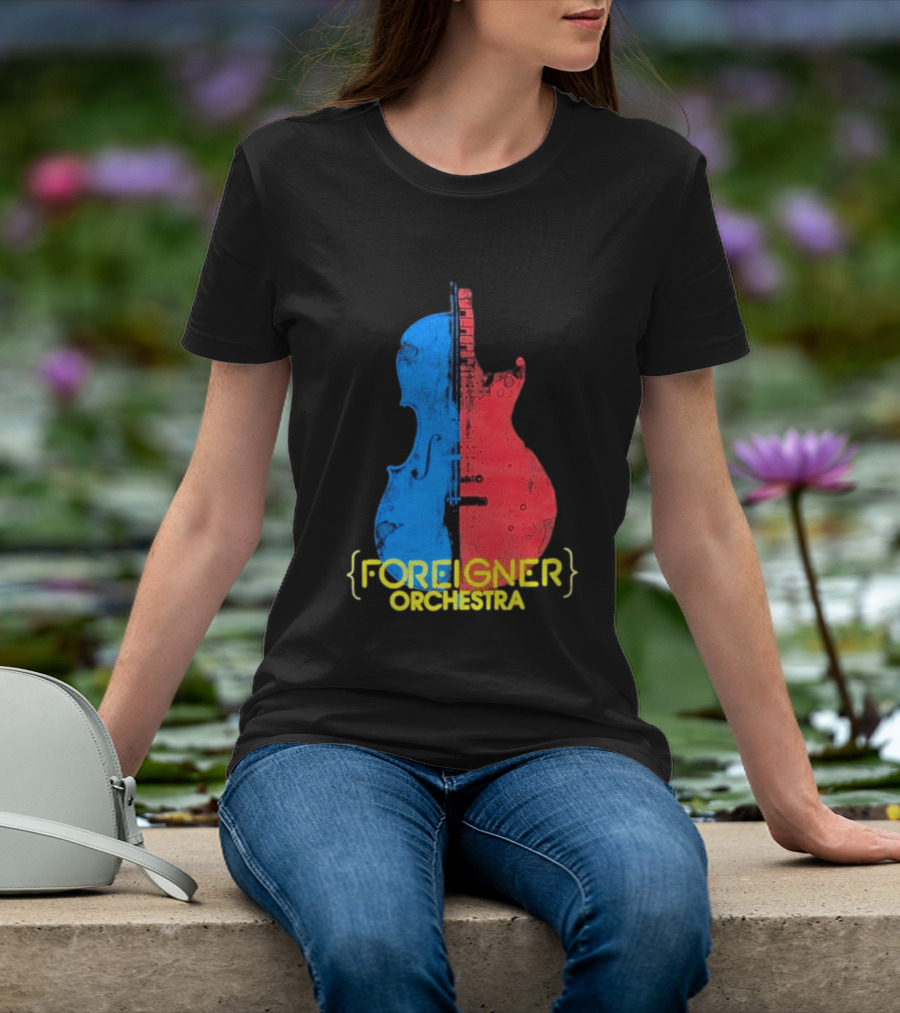 Foreigner Orchestra Violin Guitar Fusion T-Shirt