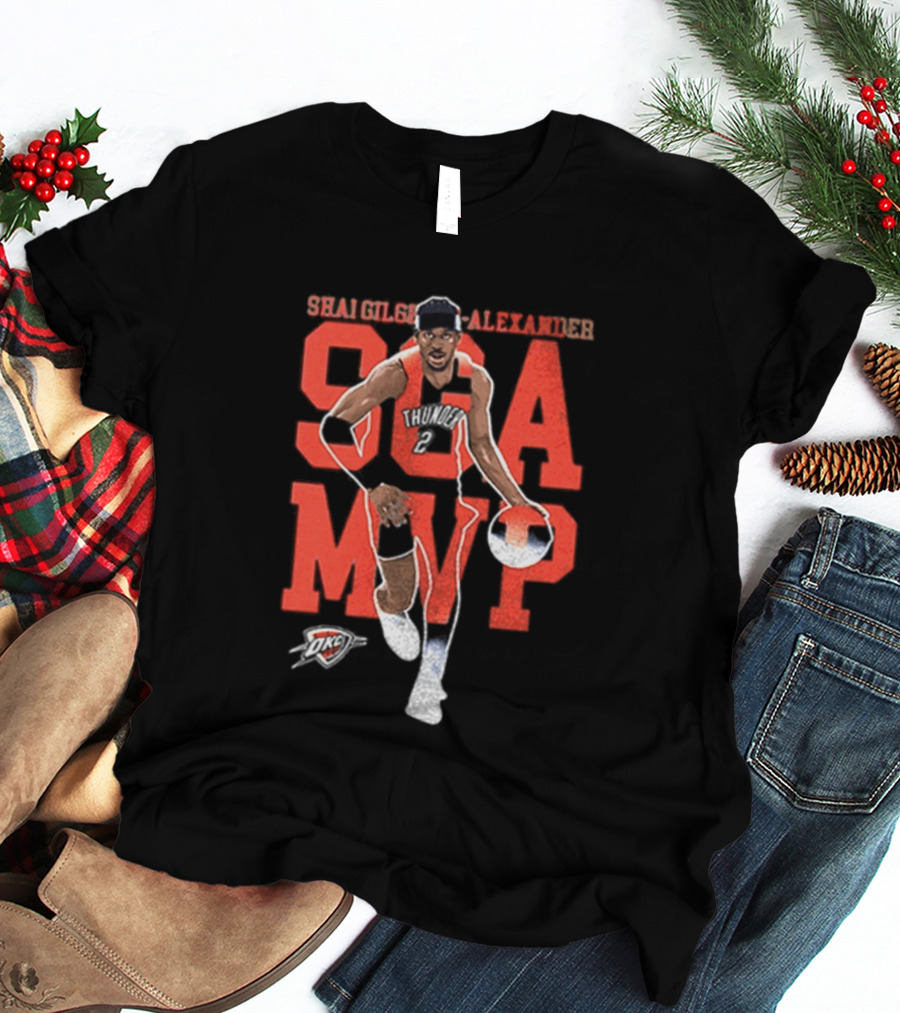 Shai Gilgeous Alexander SGA MVP Basketball Champion 2025 T-Shirt