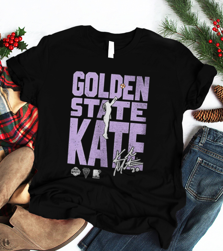 Golden State Kate Basketball Silhouette Player T-Shirt
