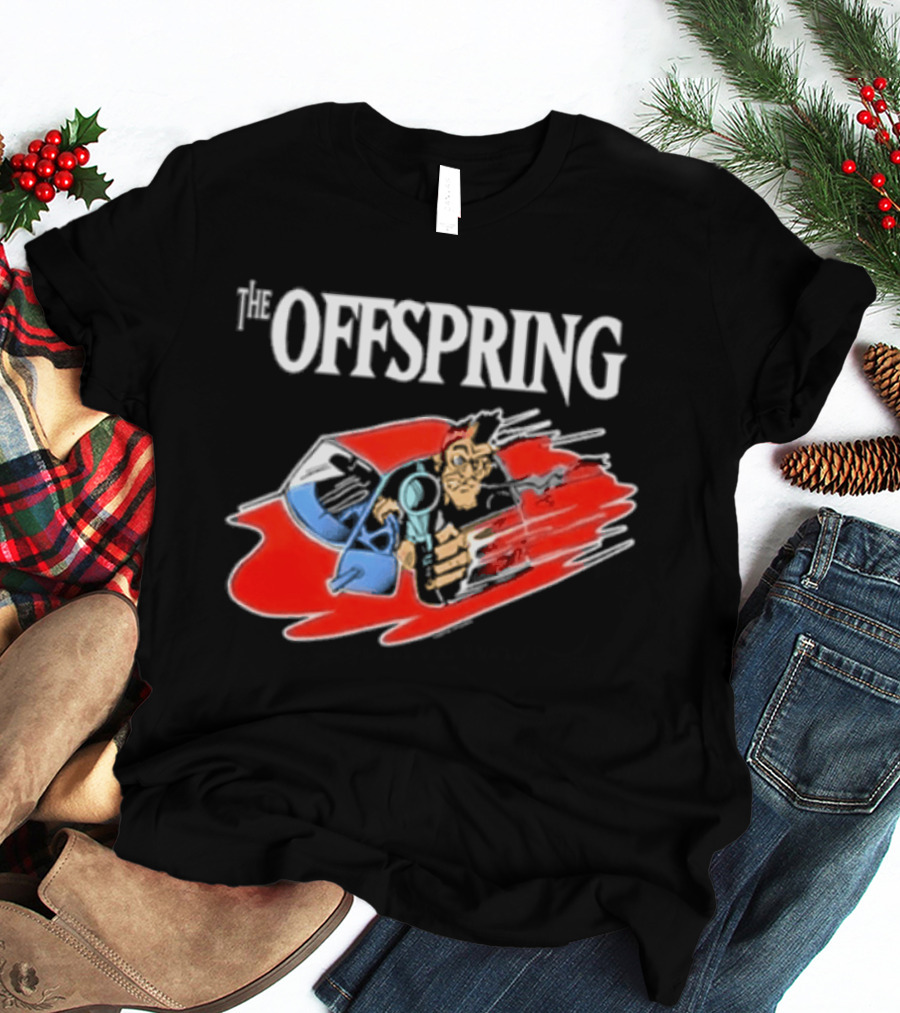 The Offspring Bad Habits Stupid Dombshit Goddam Motherfucker Vintage Cartoon T-Shirt