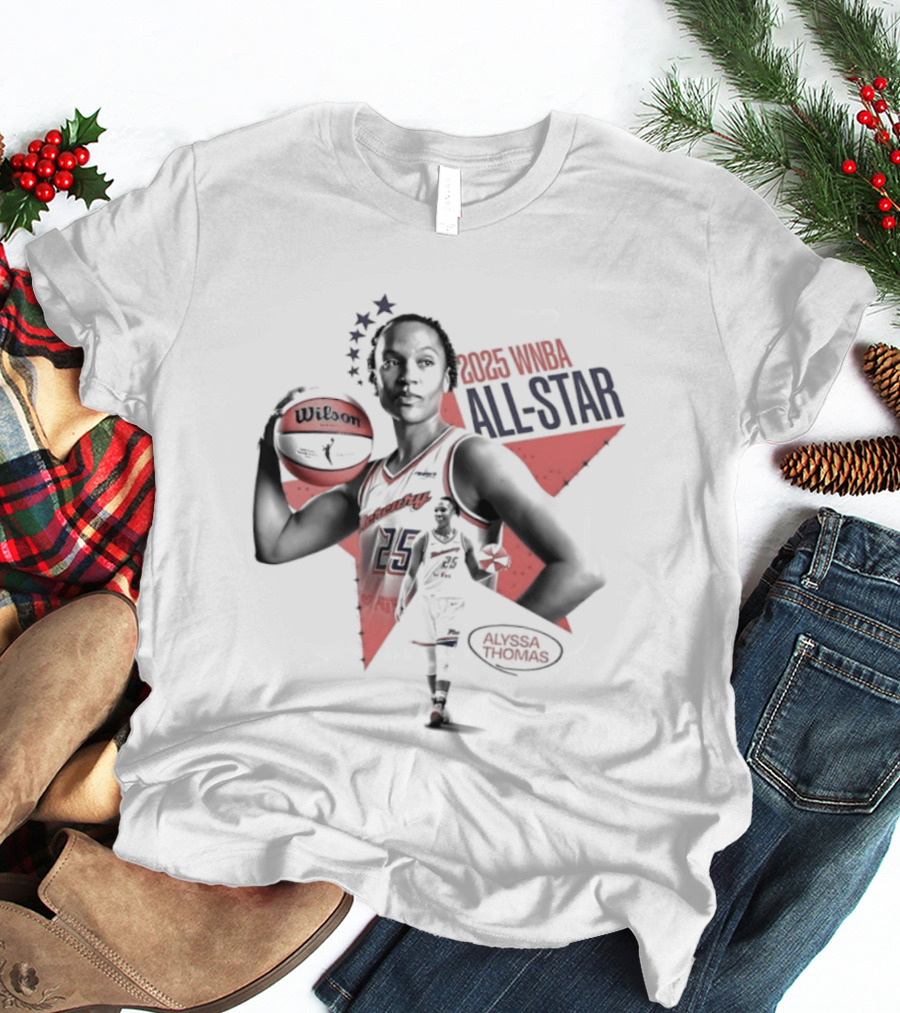 Alyssa Thomas 2025 WNBA All Star Phoenix Mercury T-Shirt