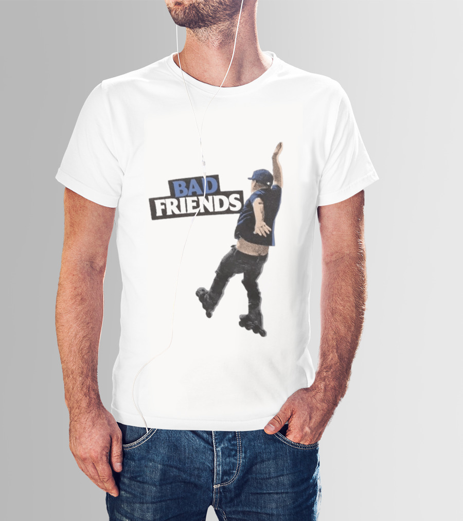 Bad Friends Bobby Roller Skating Fall T-Shirt
