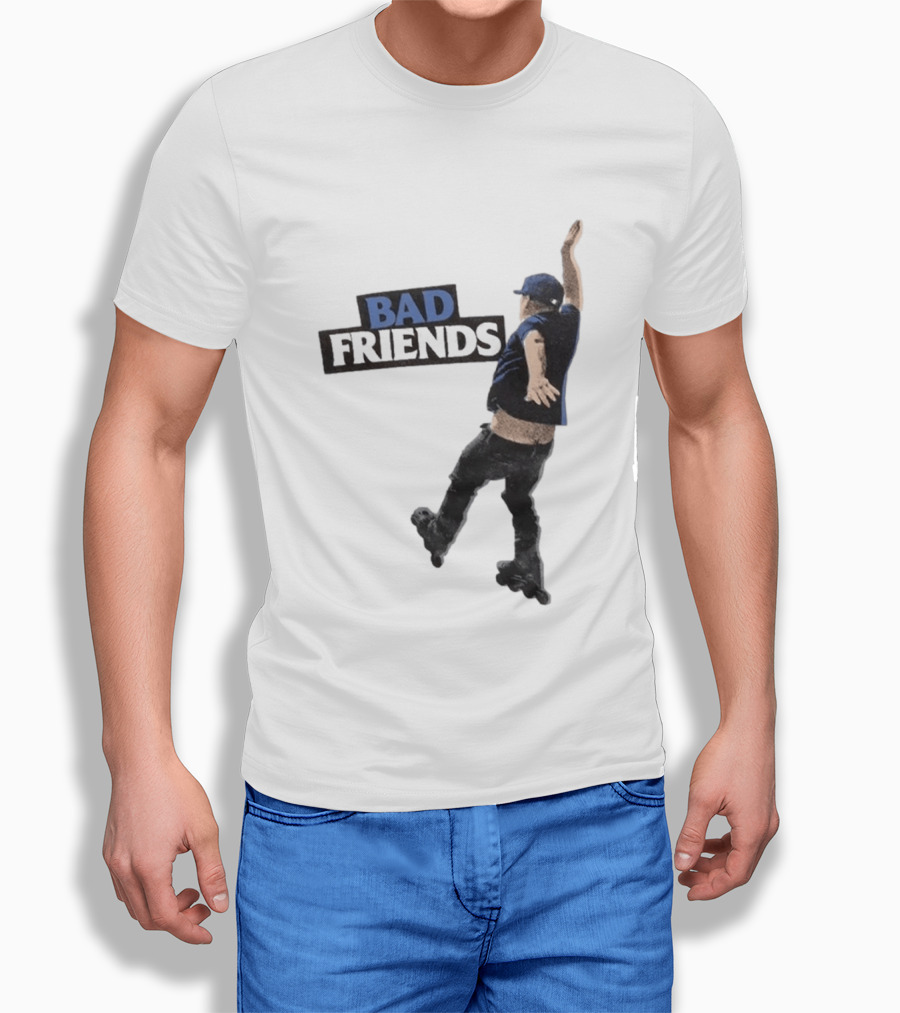 Bad Friends Bobby Roller Skating Fall T-Shirt
