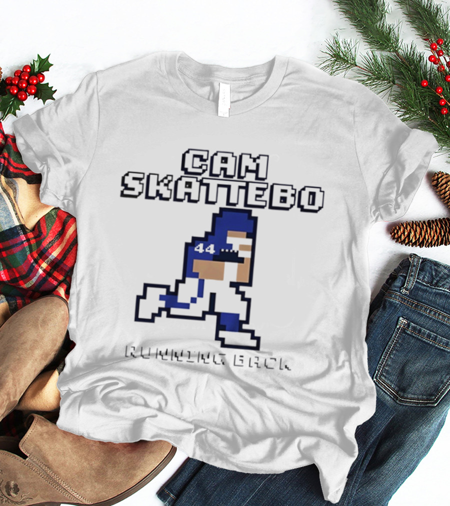 Cam Skattebo Running Back 44 Retro Pixelated T-Shirt