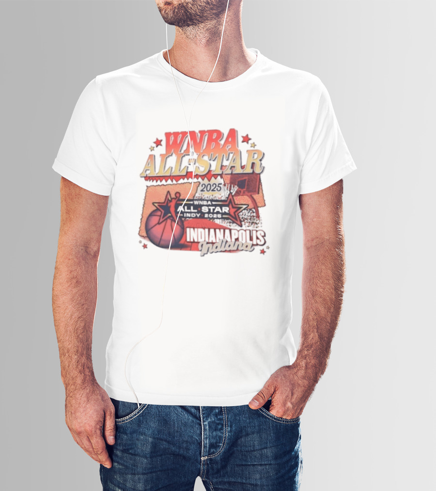 WNBA All Star 2025 Indianapolis Indy Basketball Game Indiana Fever T-Shirt