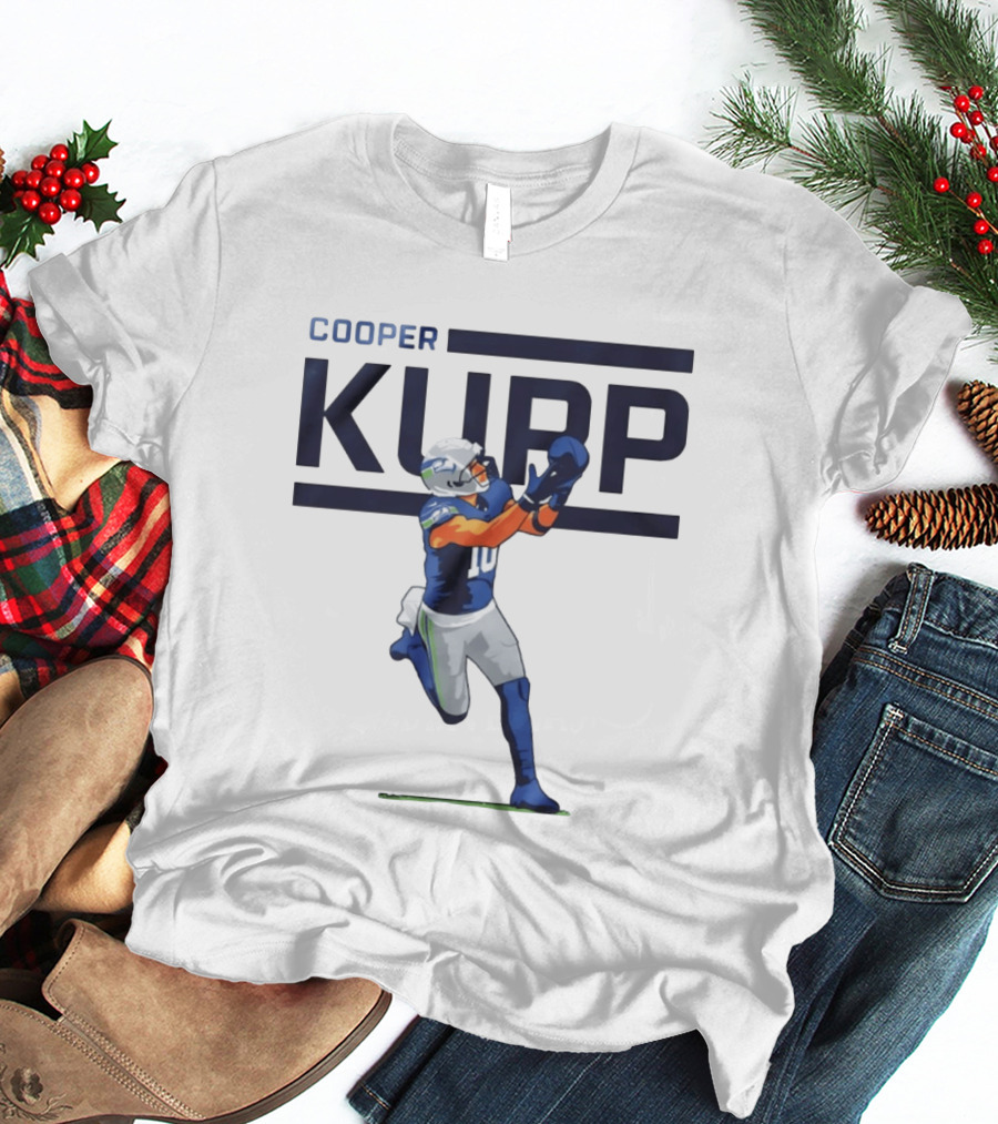 Cooper Kupp Seattle Seahawks Catching Action T-Shirt