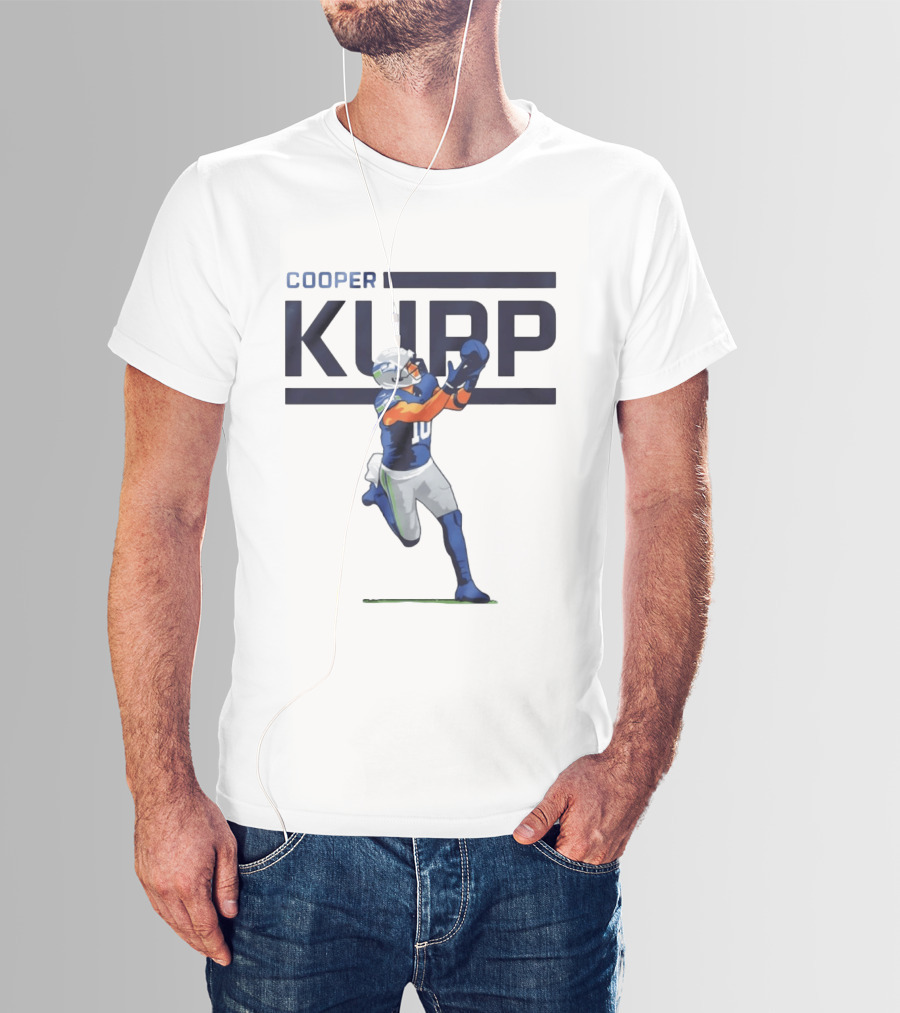 Cooper Kupp Seattle Seahawks Catching Action T-Shirt