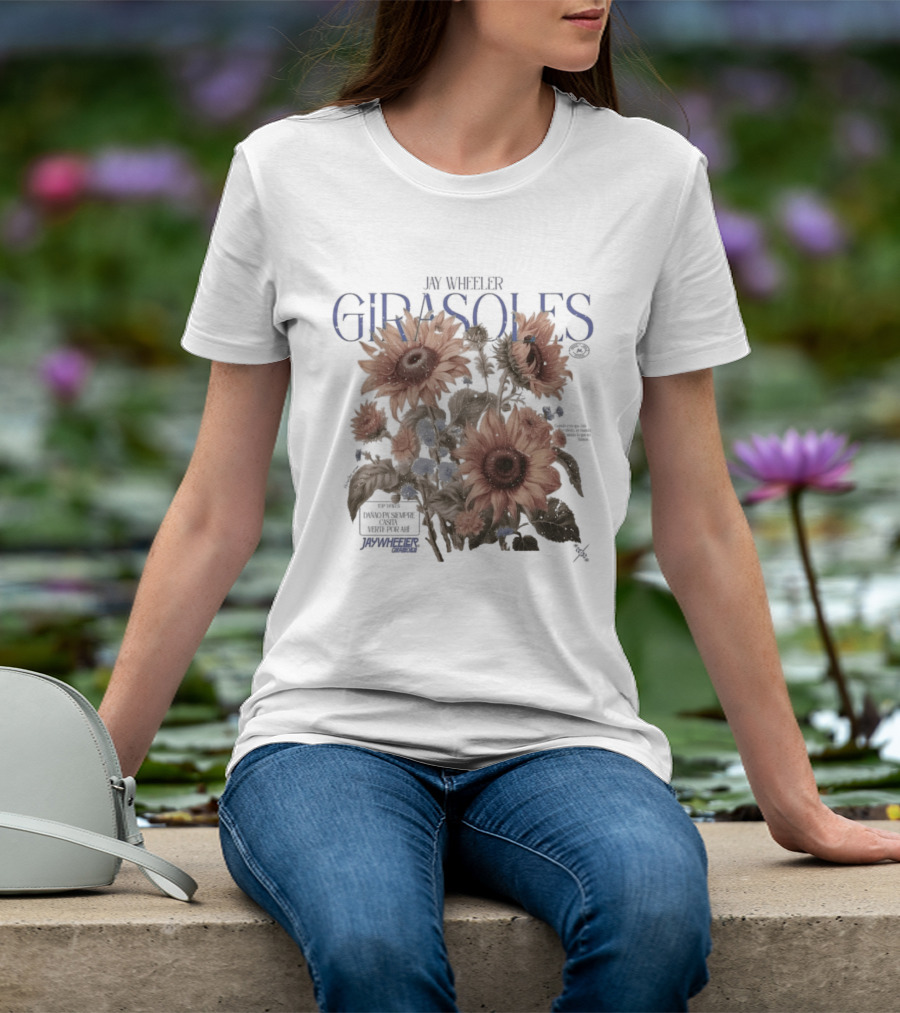 Jay Wheeler Girasoles Sunflowers Botanical T-Shirt