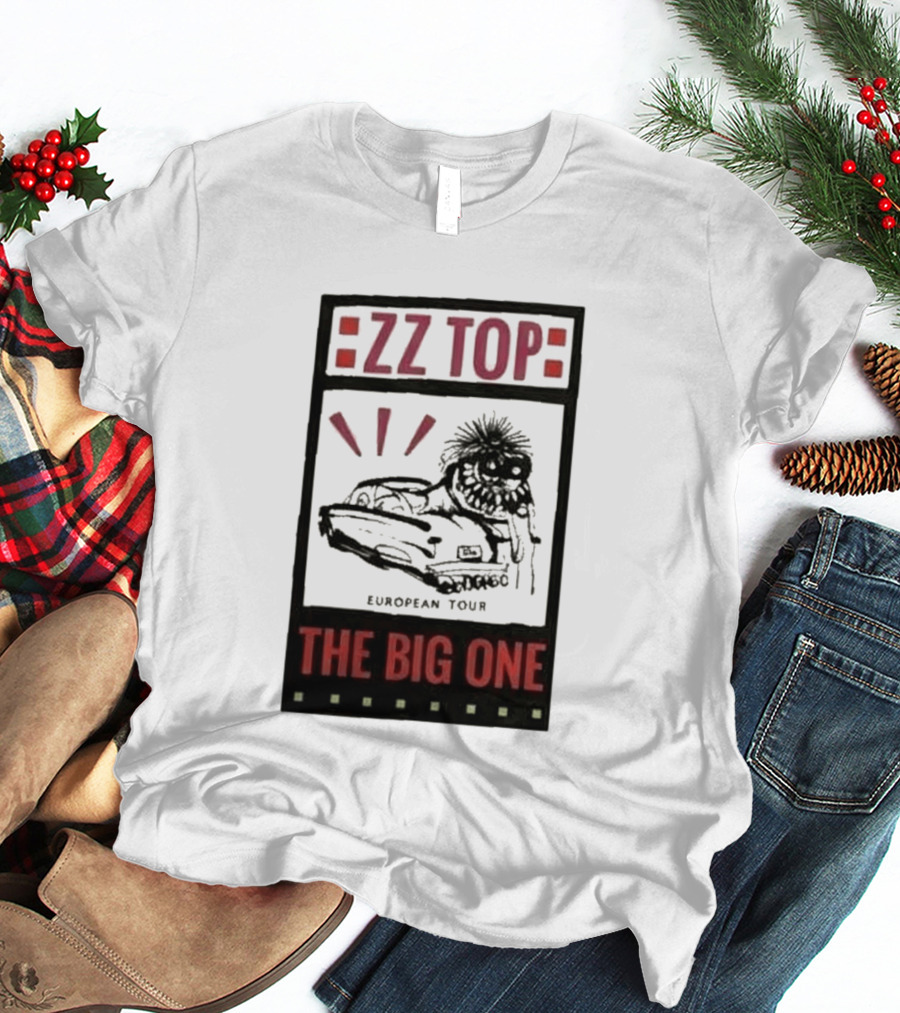 ZZ Top The Big One European Tour Poble Espanyol Barcelona Spain July 19 2026 T-Shirt