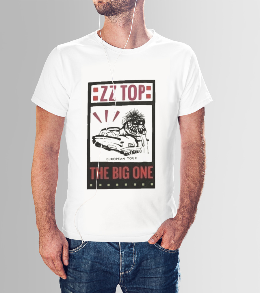 ZZ Top The Big One European Tour Poble Espanyol Barcelona Spain July 19 2026 T-Shirt