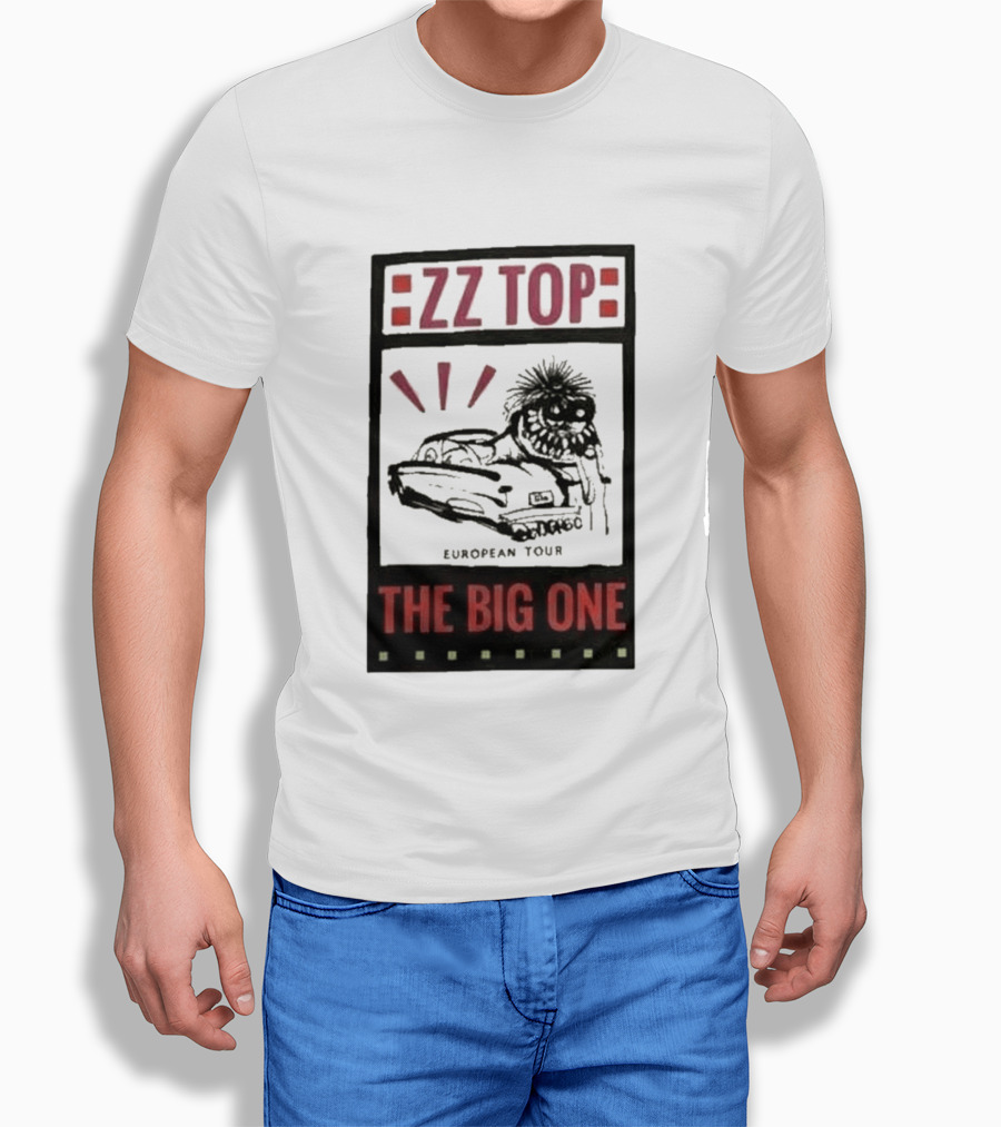 ZZ Top The Big One European Tour Poble Espanyol Barcelona Spain July 19 2026 T-Shirt