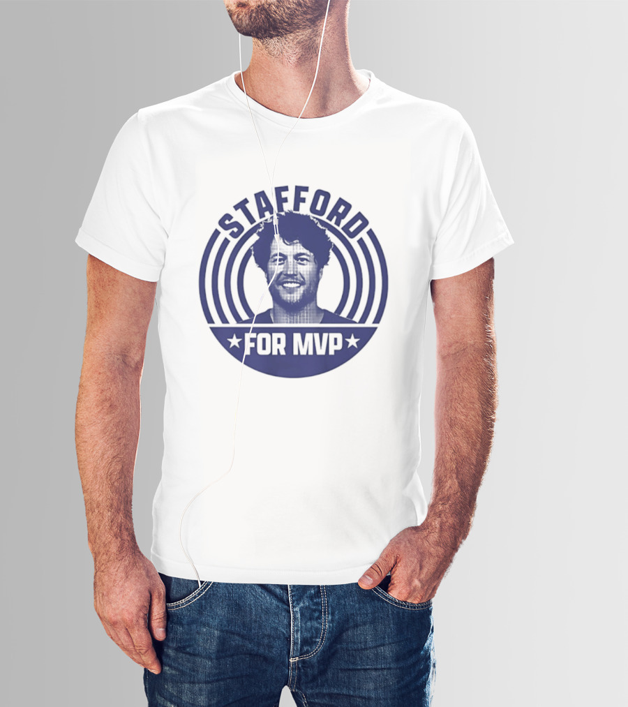 Matthew Stafford For MVP Los Angeles Rams Football Fan Gear T-Shirt