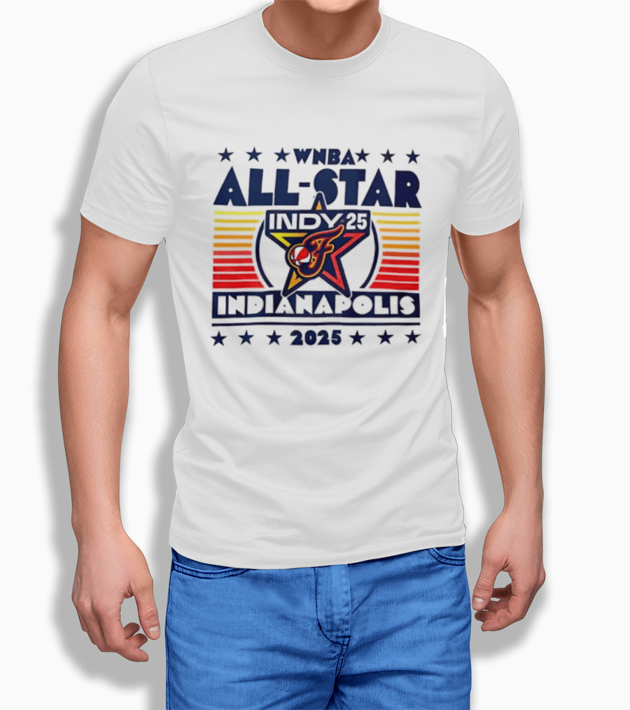 WNBA All Star INDY 2025 Indianapolis Crewneck T-Shirt