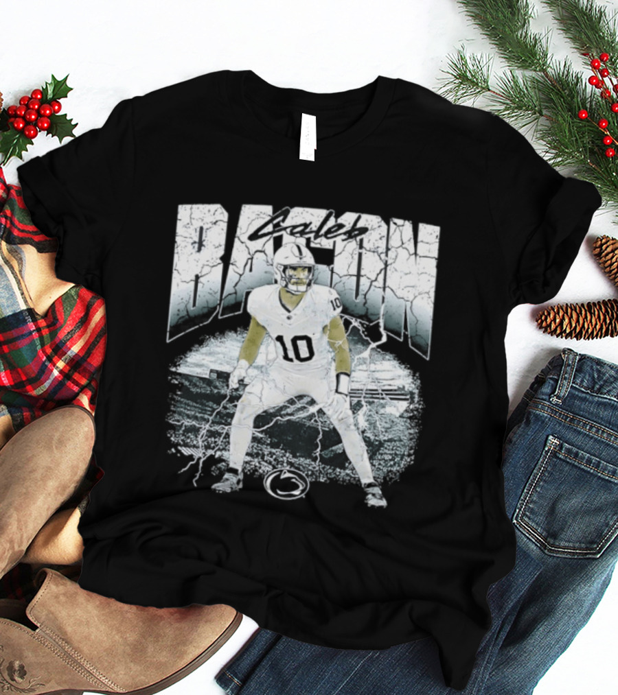Caleb Bacon 10 Penn State Nittany Lions NCAA Football Player T-Shirt