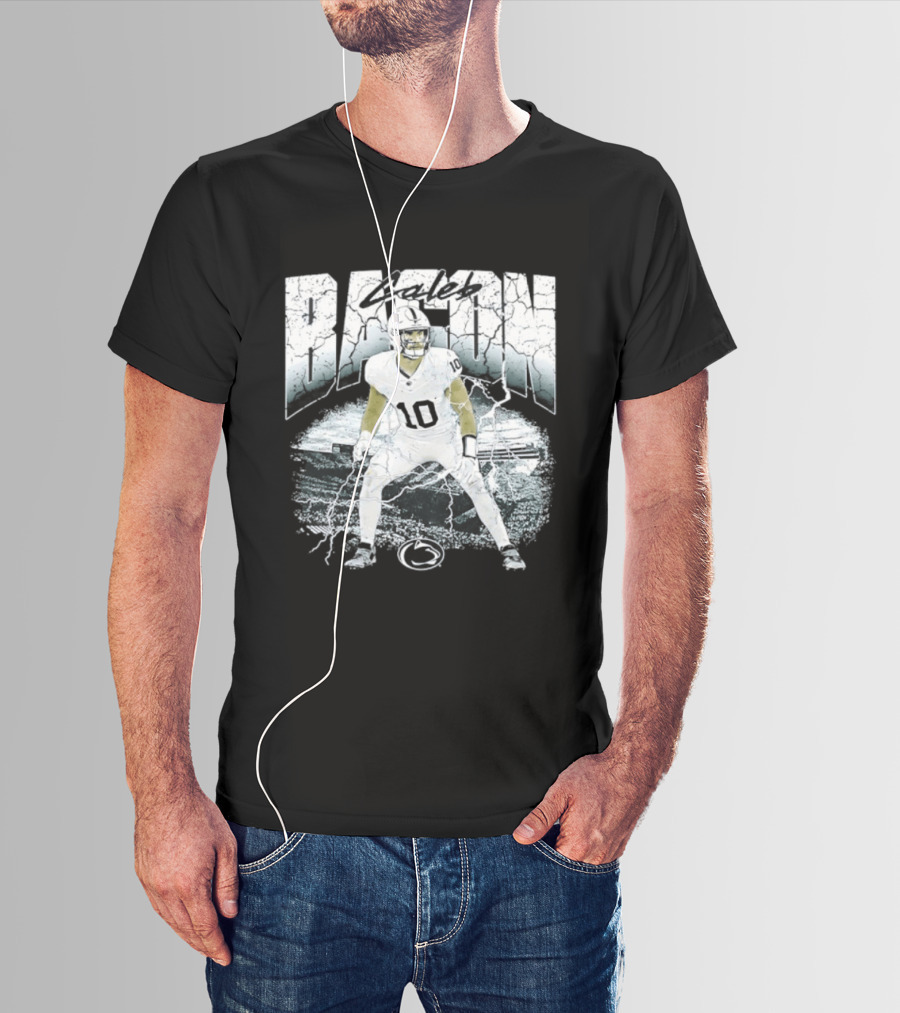 Caleb Bacon 10 Penn State Nittany Lions NCAA Football Player T-Shirt