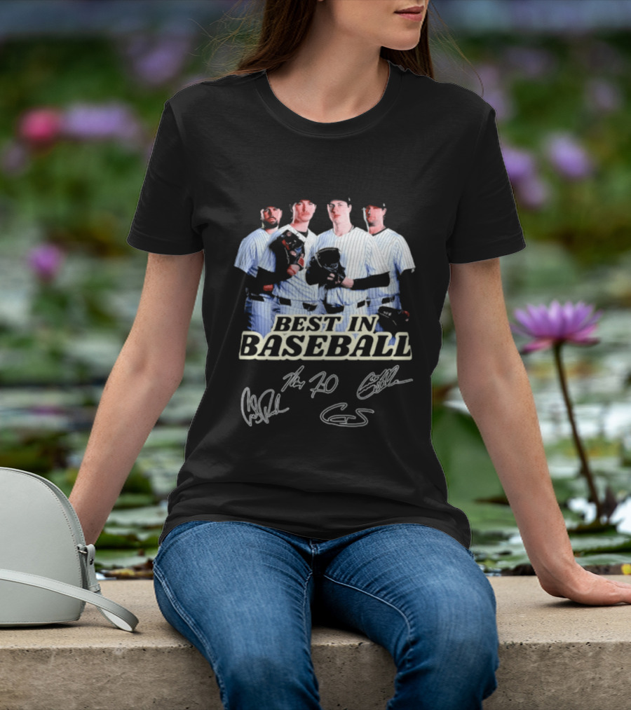 New York Yankees Best In Baseball MLB Team Champions T-Shirt