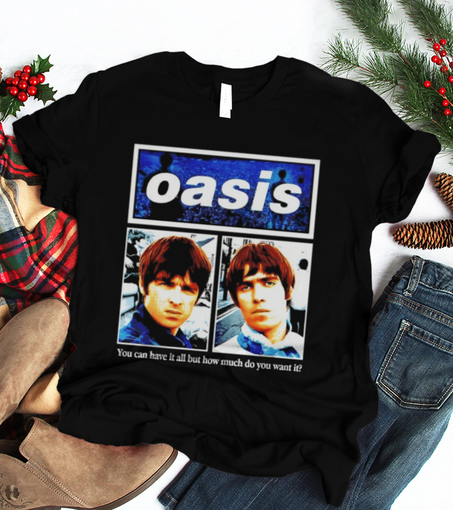 Oasis You Can Have It All But How Much Do You Want It Music Band T-Shirt