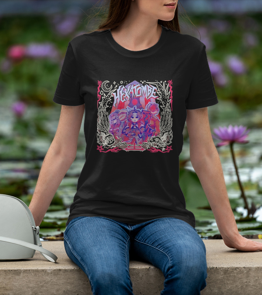 Hexatombe Paranormal Ordem Anime Characters Celestial T-Shirt