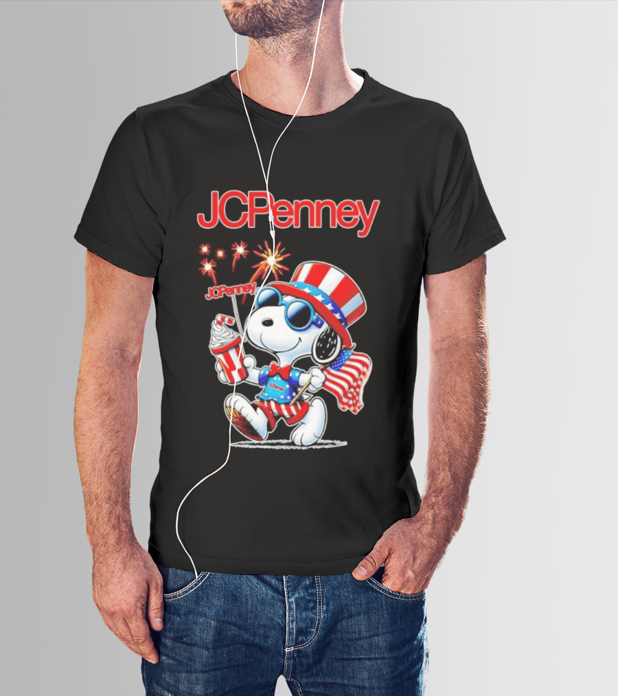 JCPenney Snoopy America 1776 2026 250th Anniversary Celebration T-Shirt