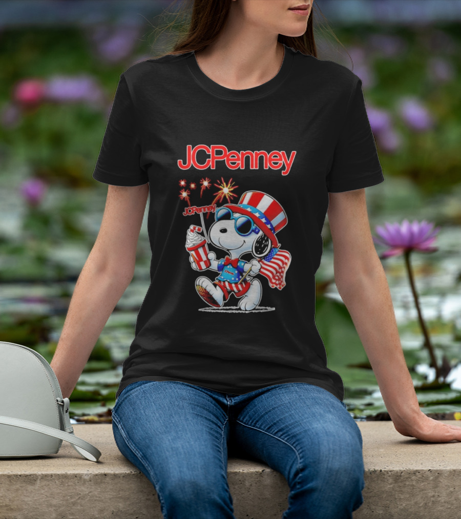 JCPenney Snoopy America 1776 2026 250th Anniversary Celebration T-Shirt