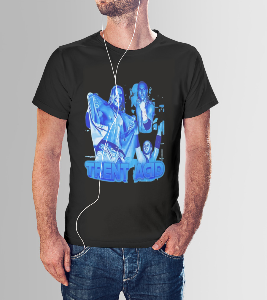 Trent Acid Wrestling Legend Blue Collage без буквы T-Shirt